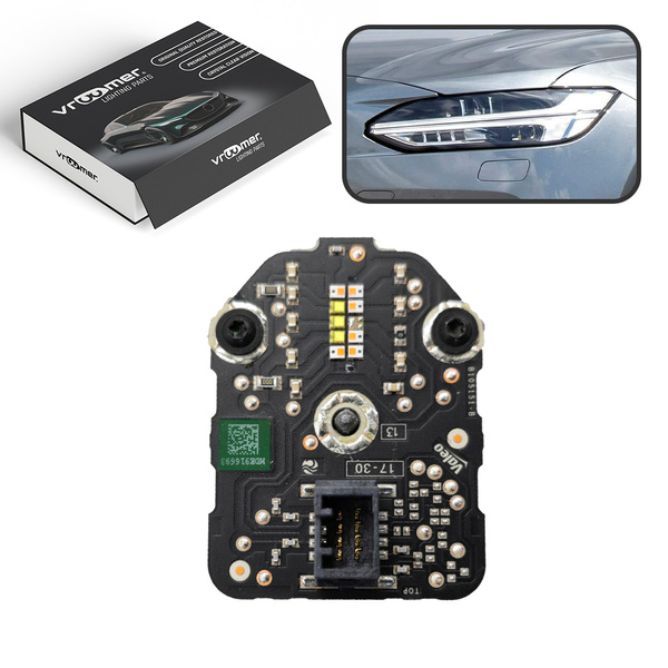 Moduł Płytka DRL reflektora Volvo V90 XC90 S90 II przed liftingiem (2015 - 2020) CZ WTYCZKA 9LEDS