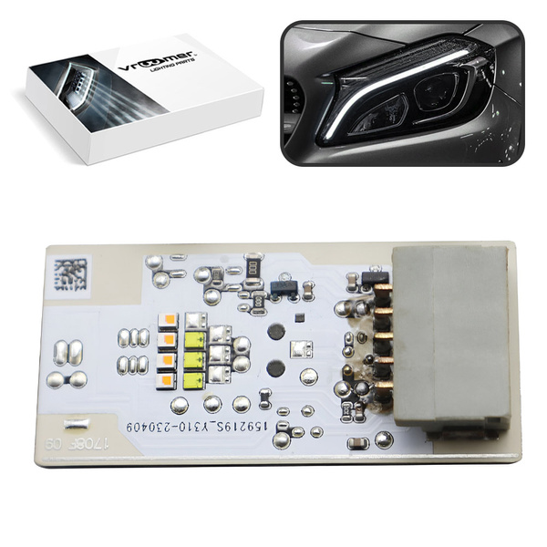 Moduł Płytka DRL reflektora Mercedes Klasy A W176 po liftingu (2015 - 2018)