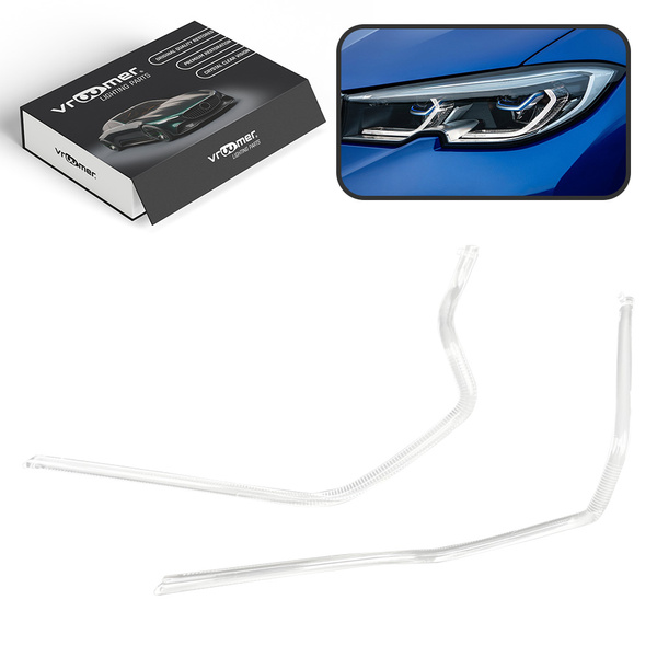 Lewy Światłowód DRL reflektora BMW serii 3 G20 G21 przed liftingiem (2018 - 2022) ADAPTIVE LED LASER