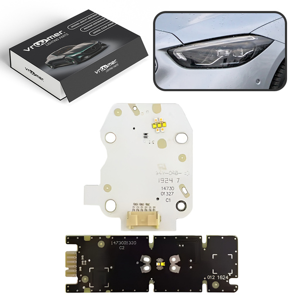 Lewy Moduł Płytka DRL reflektora Mercedes Klasy C W206 (2021 - obecnie) FULL LED PERFORMANCE LED