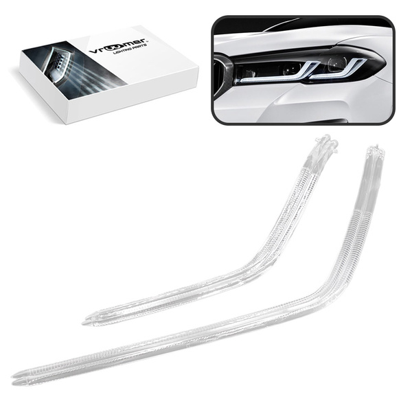 Lewy Światłowód DRL reflektora BMW serii 5 M5 G30 G31 F90 po liftingu (2020 - 2023) ADAPTIVE LED LASER