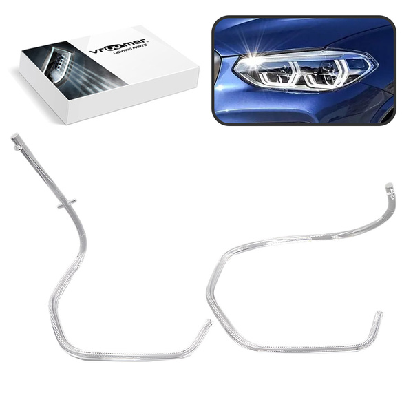 Lewy Światłowód DRL reflektora BMW X3 X4 G01 G02 G08 F97 F98 przed liftingiem (2017 - 2020) LED