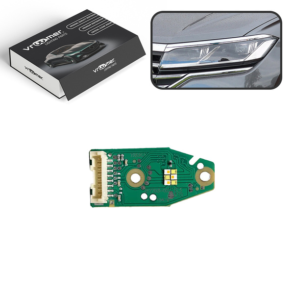 Moduł Płytka DRL reflektora Volkswagen Touareg CR przed liftingiem (2018 - 2022) LOW VERSION LED