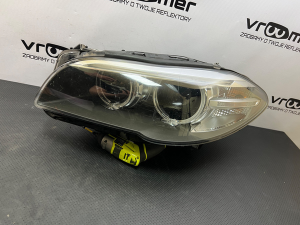 Lewy Reflektor Lampa BMW 5 F10 F11 Bi Xenon nie skrętny Po Liftingu LCI
