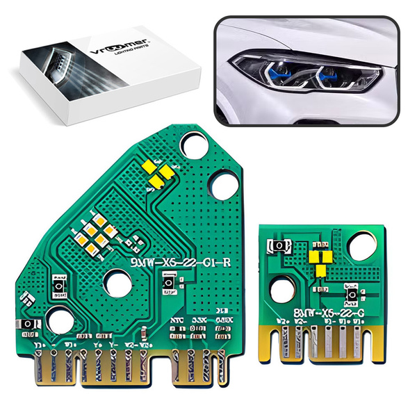 Prawy Moduł Płytka DRL reflektora BMW X5 X6 G05 G06 F95 F96 przed liftingiem (2018 - 2023) LASER