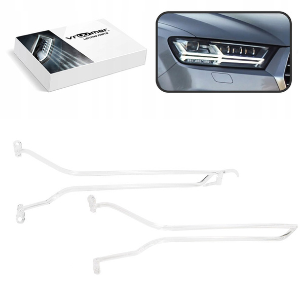 Prawy Światłowód DRL reflektora Audi Q7 SQ7 4M przed liftingiem (2015 - 2020) FULL LED MATRIX