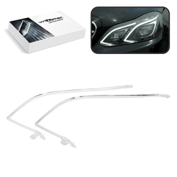 Lewy Światłowód DRL reflektora Mercedes klasy E W212 po liftingu (2013 - 2016)