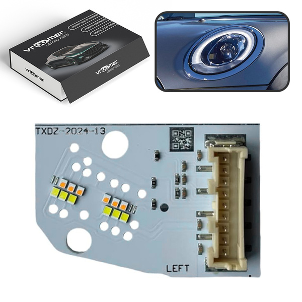 Lewy Moduł Płytka DRL reflektora MINI Hatch Cooper Hardtop One F55 F56 F57 przed liftingiem (2013 - 2018)