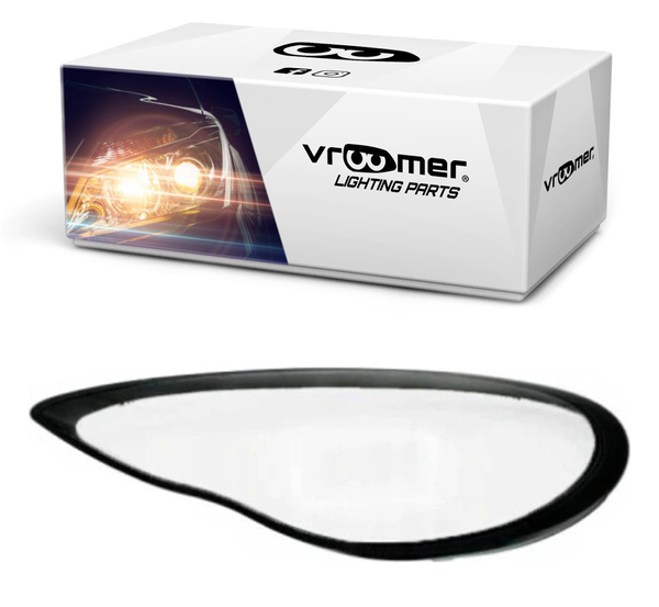 Prawy Klosz reflektora Porsche Panamera I 970 Chassis G1 przed liftingiem (2009 - 2013) Czarny