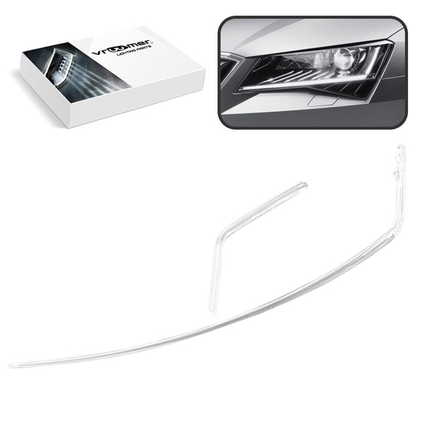 Lewy Światłowód DRL reflektora Skoda Superb B8 3V przed liftingiem (2016 - 2019)