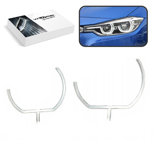 Lewy Światłowód DRL reflektora BMW serii 3 F30 F31 po liftingu (2015 - 2019)