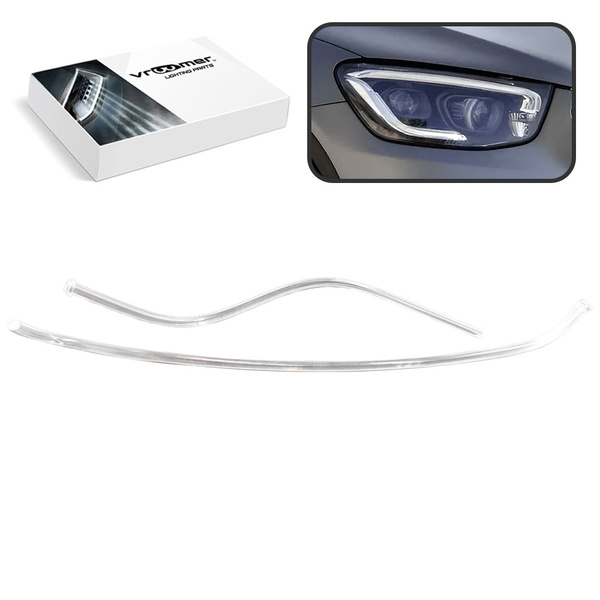 Prawy Światłowód DRL reflektora Mercedes GLC X253 C253 po liftingu (2019 - 2022) ILS