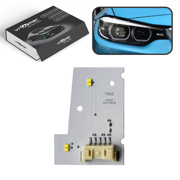 Prawy Moduł Płytka DRL reflektora BMW serii 4 M3 M4 F32 F33 F36 F80 F82 F83 po liftingu (2017 - 2020) FULL LED