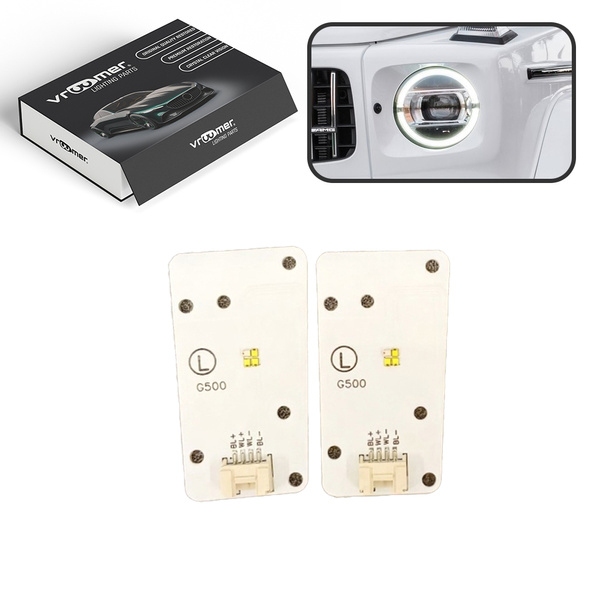 Lewy Moduł Płytka DRL reflektora Mercedes klasy G II W463 G63 (2018 - 2024)