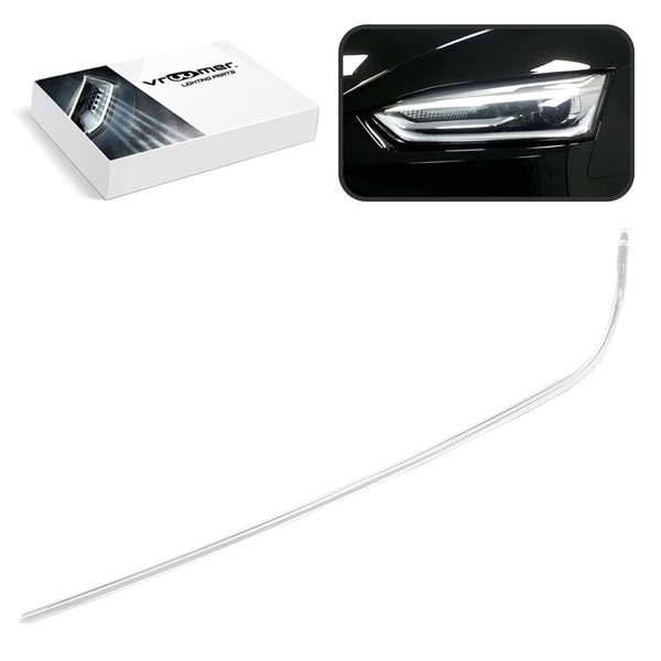 Lewy Światłowód DRL reflektora Audi A5 S5 RS5 F5 8W przed liftingiem (2016 - 2019) XENON