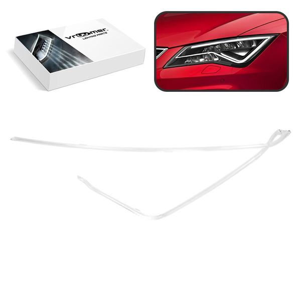 Lewy Światłowód DRL reflektora Seat Leon III Mk3 5F przed liftingiem (2012 - 2017) LED