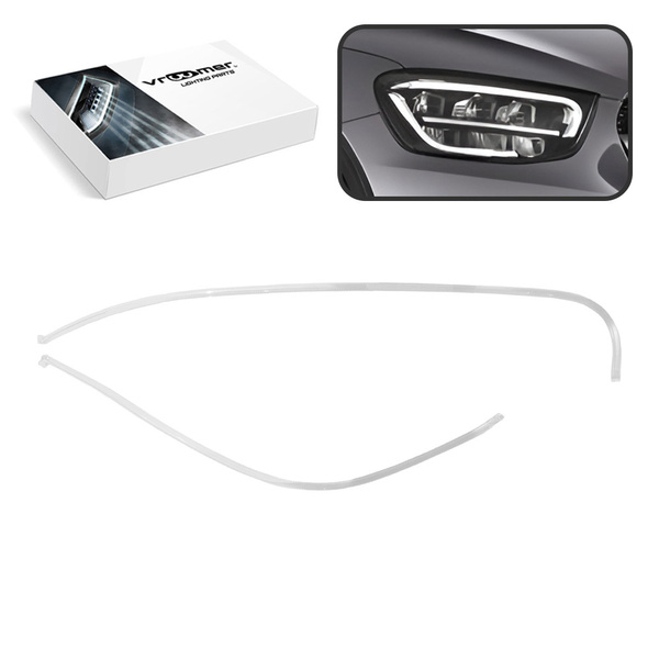 Prawy Światłowód DRL reflektora Mercedes GLC X253 C253 po liftingu (2019 - 2022) PERFORMANCE LED