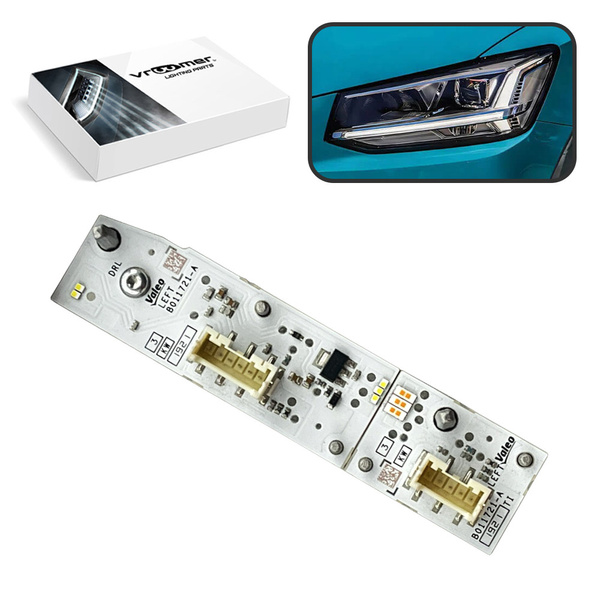 Lewy Moduł Płytka DRL reflektora Audi Q2 przed liftingiem (2016 - 2020)