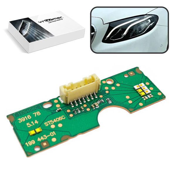 Lewy Moduł Płytka DRL reflektora Mercedes Klasy E W213 V213 C213 A213 przed liftingiem (2016 - 2020) ILS