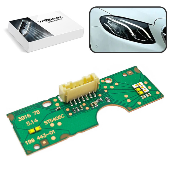 Prawy Moduł Płytka DRL reflektora Mercedes Klasy E W213 V213 C213 A213 przed liftingiem (2016 - 2020) PERFORMANCE LED