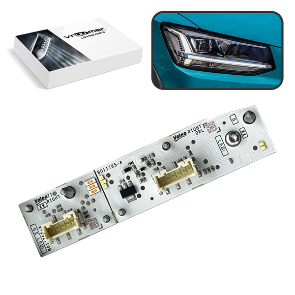 Prawy Moduł Płytka DRL reflektora Audi Q2 przed liftingiem (2016 - 2020)