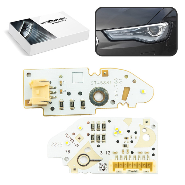 Lewy Moduł Płytka DRL reflektora Audi A6 S6 RS6 C7 4G po liftingu (2014 - 2018) XENON