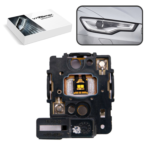 Prawy Moduł Płytka DRL reflektora Audi A6 C7 Q3 8U przed liftingiem (2011 - 2014) XENON