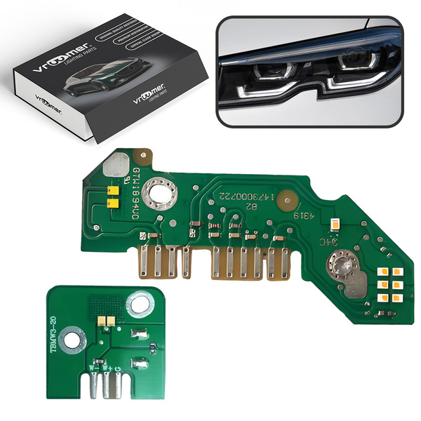 Lewy Moduł Płytka DRL reflektora BMW serii 3 G20 G21 przed liftingiem (2019 - 2022) FULL LED