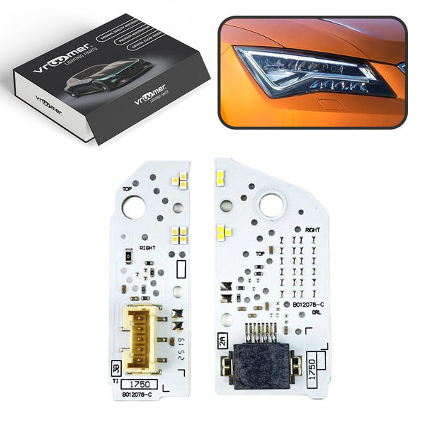 Prawy Moduł Płytka DRL reflektora Seat Ateca KH7 (2016 - obecnie)