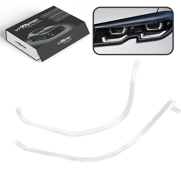 Lewy Światłowód DRL reflektora BMW serii 3 G20 G21 przed liftingiem (2018 - 2022) FULL LED