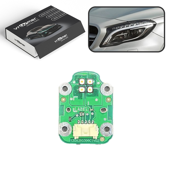 Moduł Płytka DRL reflektora Mercedes GLA X156 przed liftingiem (2013 - 2017)