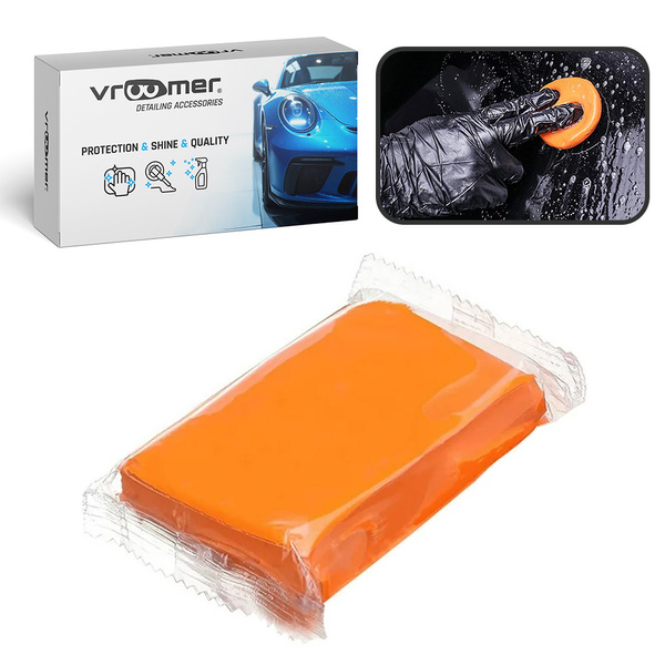 Glinka do czyszczenia lakieru samochodu pomarańczowa A++