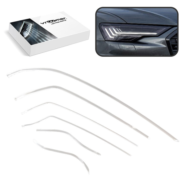 Prawy Światłowód DRL reflektora Audi A6 S6 C8 4K (2018 - obecnie) MATRIX HD