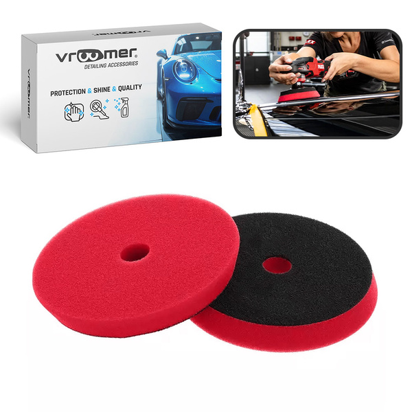 Gąbka polerska 5" miękka czerwona