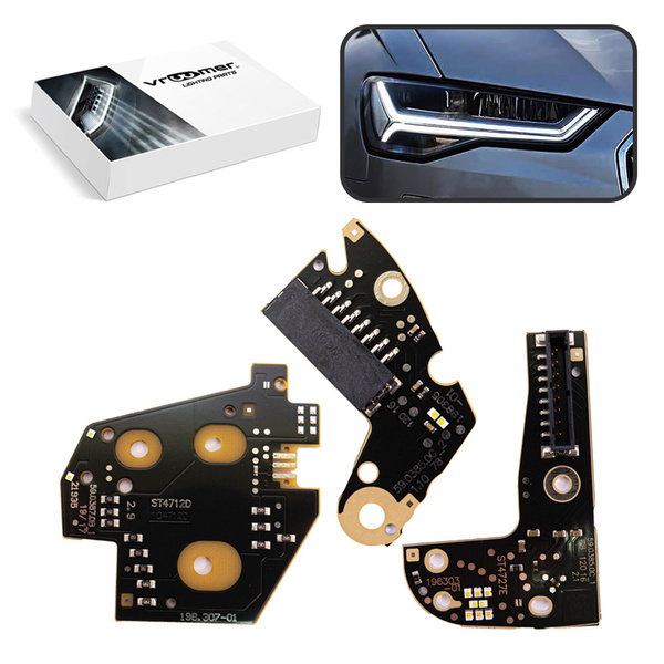 Prawy Moduł Płytka DRL reflektora Audi A6 S6 RS6 C7 4G po liftingu (2014 - 2018) FULL LED