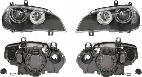Regeneracja reflektorów - BMW X5 E70 przed liftingiem (2006 - 2010)