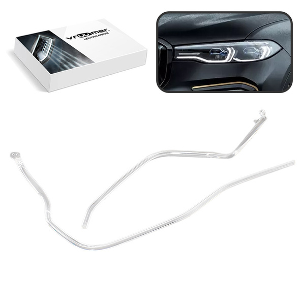 Lewy Światłowód DRL reflektora BMW X7 G07 przed liftingiem (2018 - 2022)