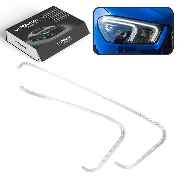 Prawy Światłowód DRL reflektora Mercedes GLE W167 C167 przed liftingiem (2019 - 2024)